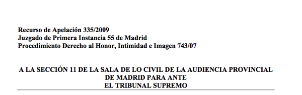 Casación sentencia sgae=ladrones